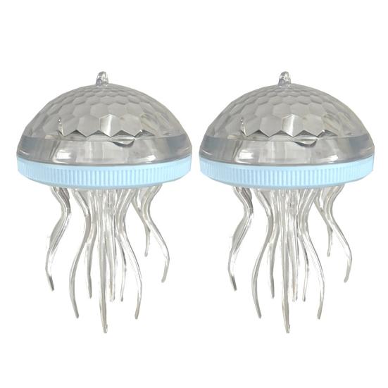 Солнечный светильник-медуза IP55 водонепроницаемый плавающий светильник для бассейна RGB меняющий цвет светодиодный светильник-медуза для бассейна пруда аквариума 2pcs